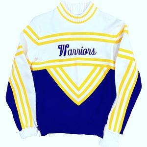 vintage dehen warriors lakers cheerleading sweater